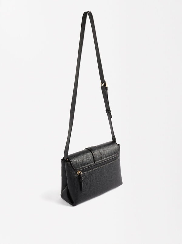 Crossbag with flap closure