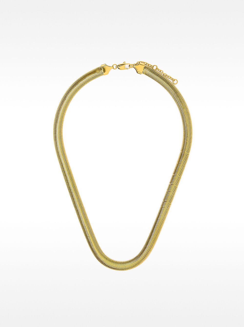 Collana catena di serpente - acciaio inossidabile
