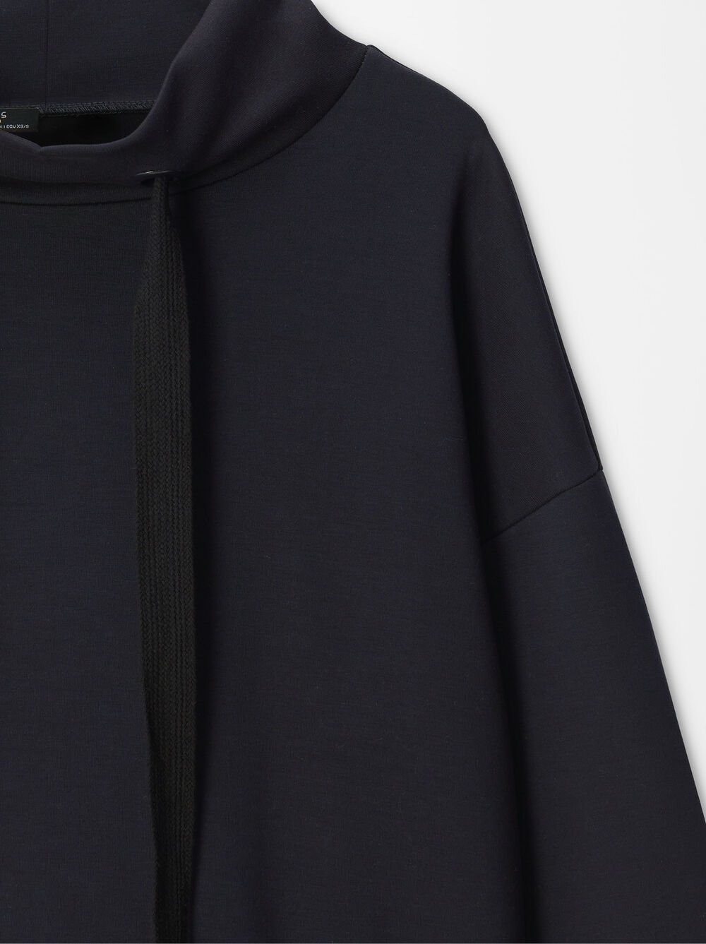 High-neck sweatshirt