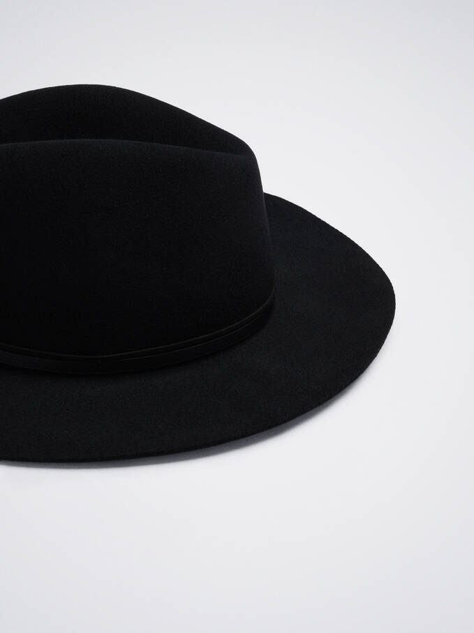 Wool Hat, Black, hi-res