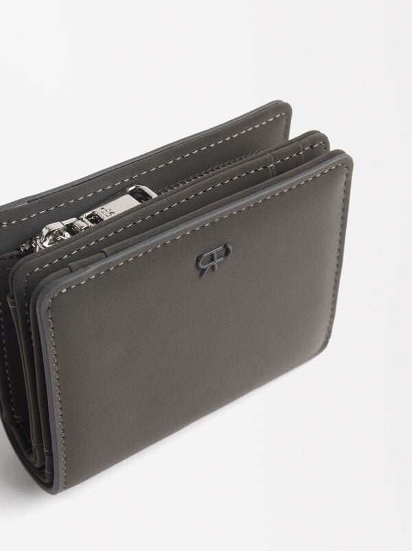 Velvety texture coin purse