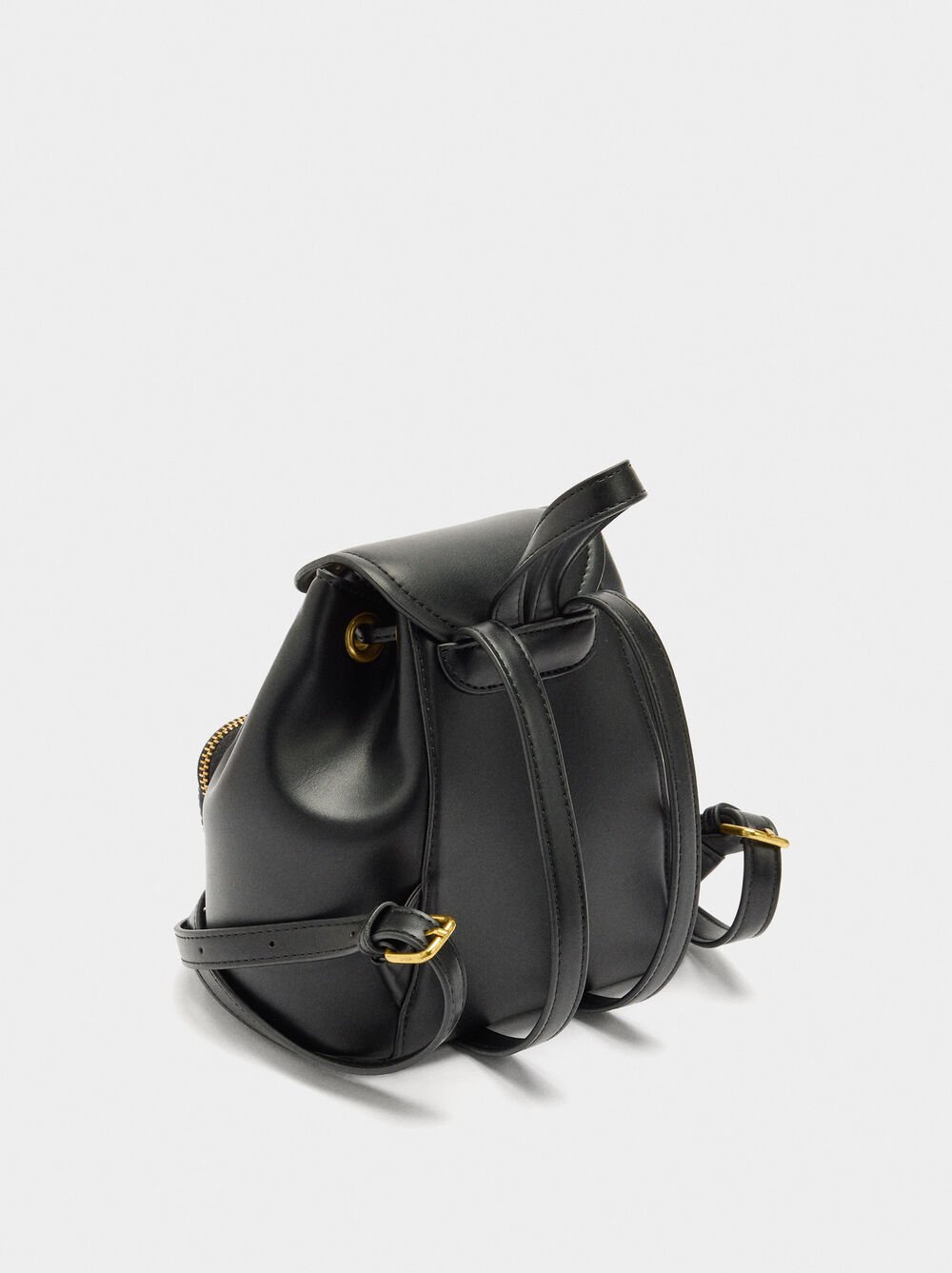 Mini backpack with pendant