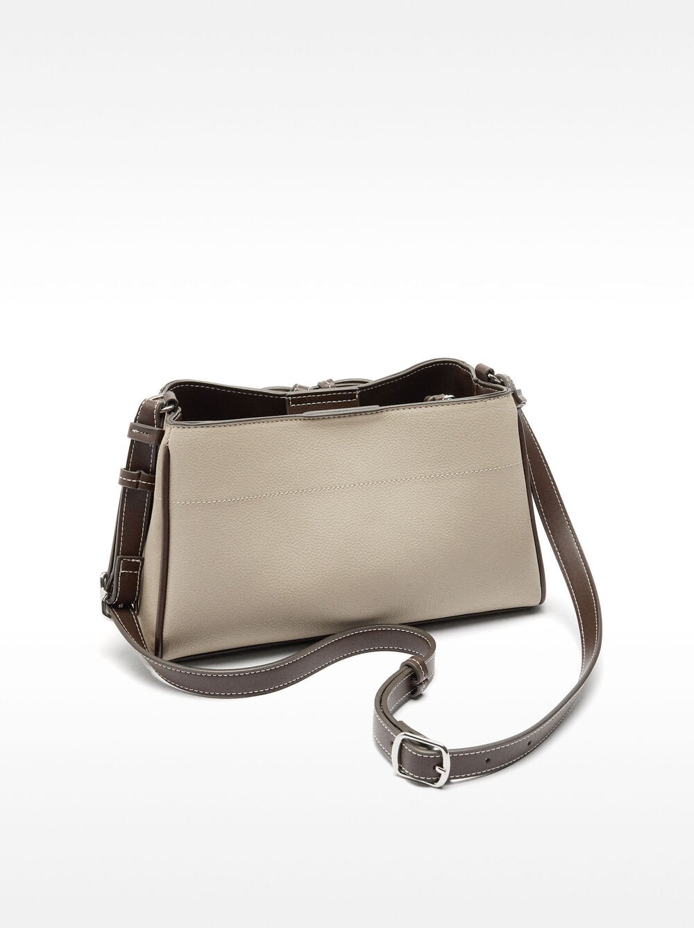 Bolso bandolera efecto piel