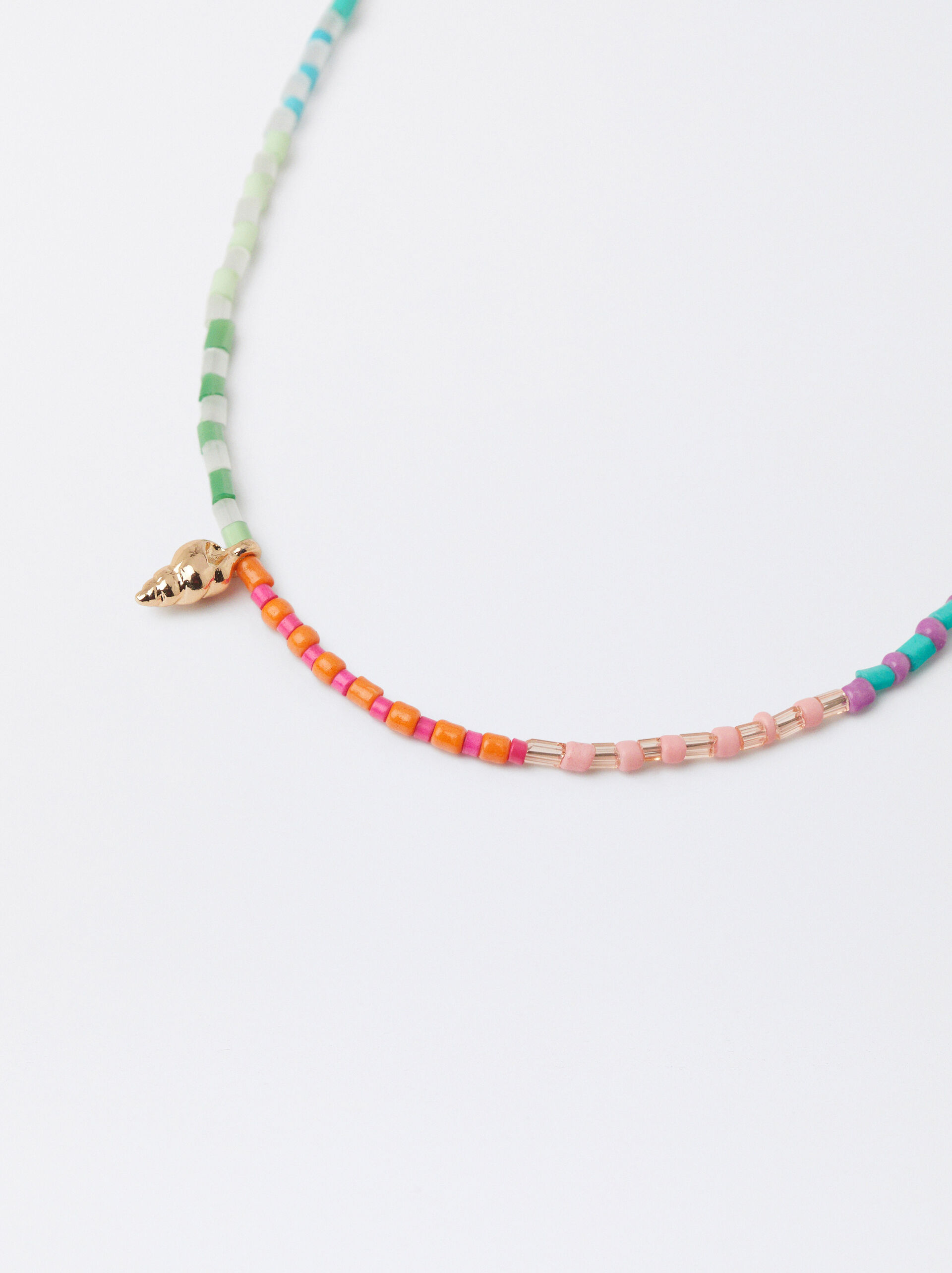 Multicoloured Necklace With Beads image number 1.0