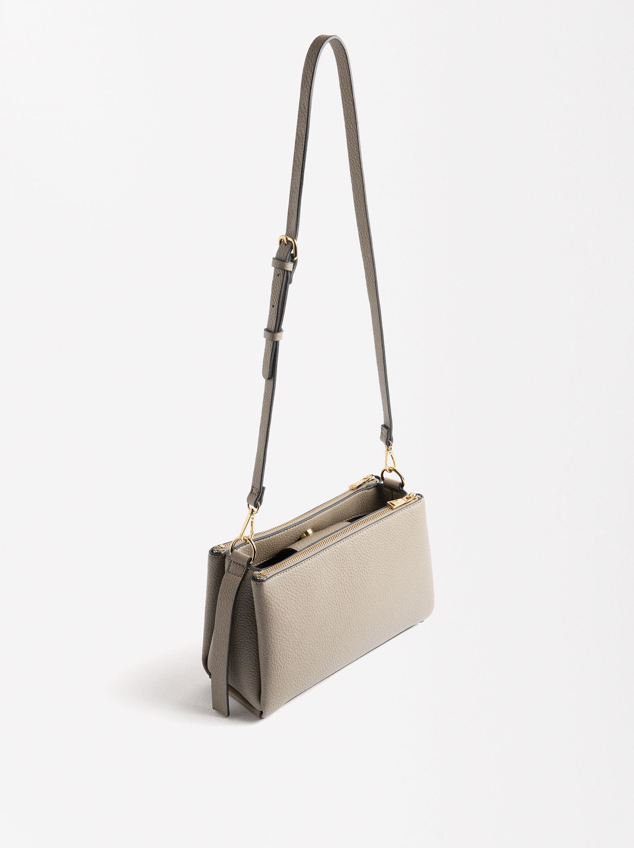 Shoulder bag with strap image number 2.0
