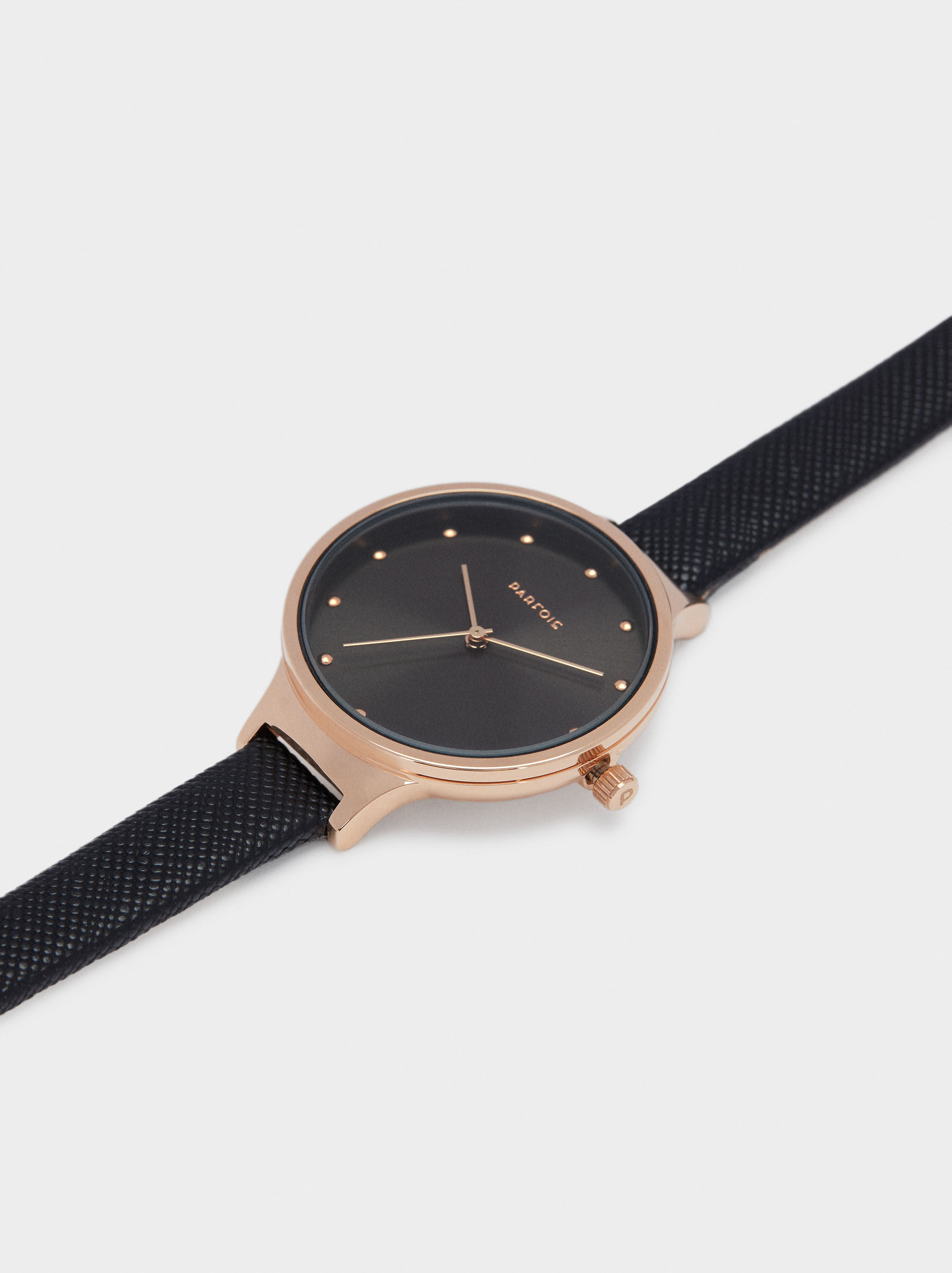 Watch With Embossed Wristband