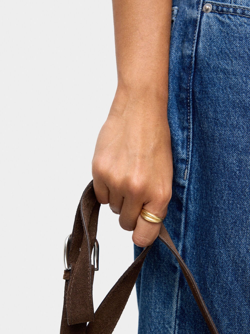 Double-effect ring - 925 sterling silver