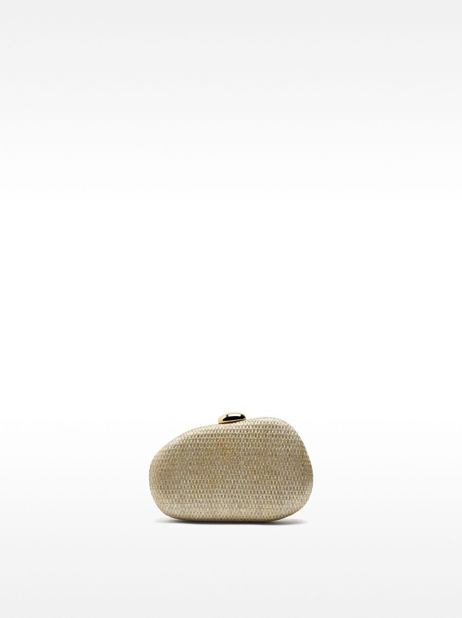 Clutch aus Stroh-Imitat