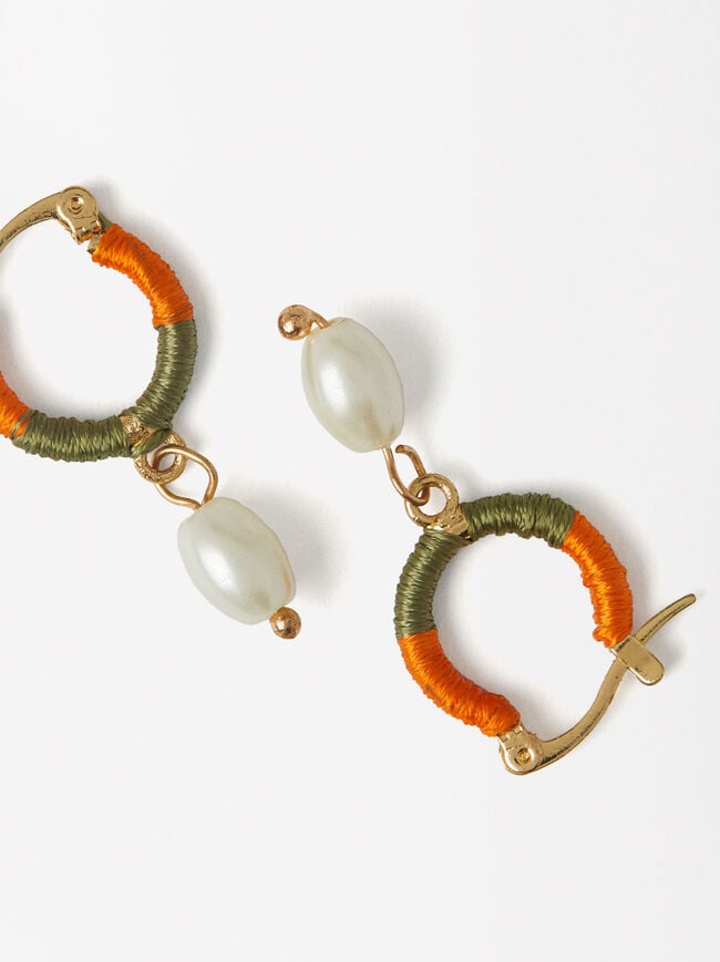 Bicolor Pearl Earrings image number 1.0