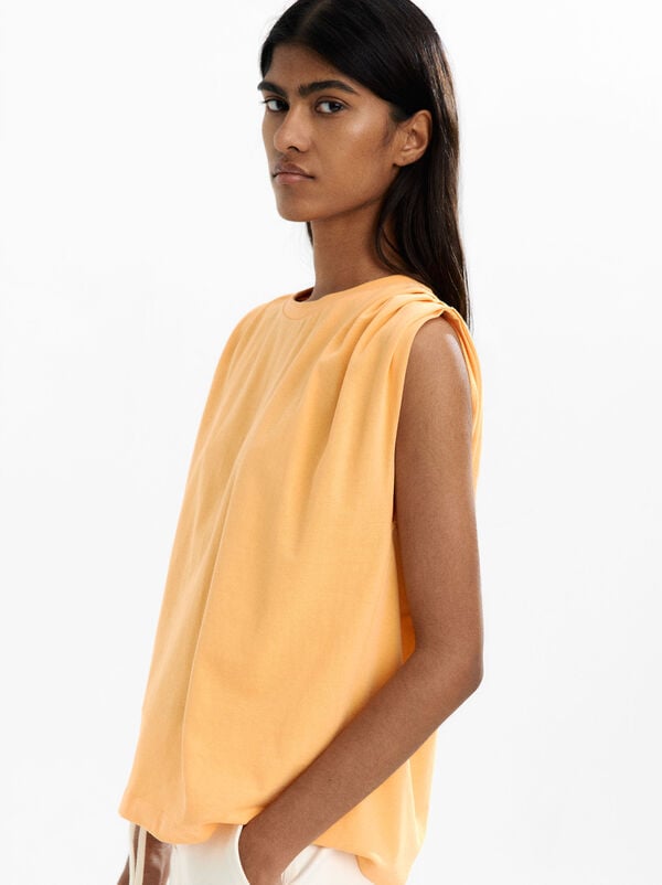 Top with 100% cotton