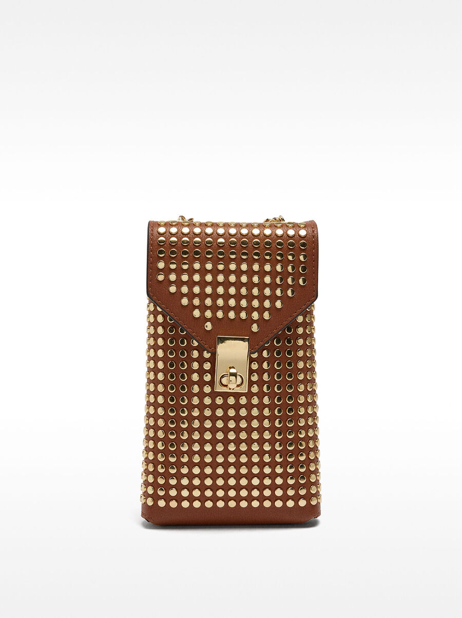 Mobile phone bag with studs