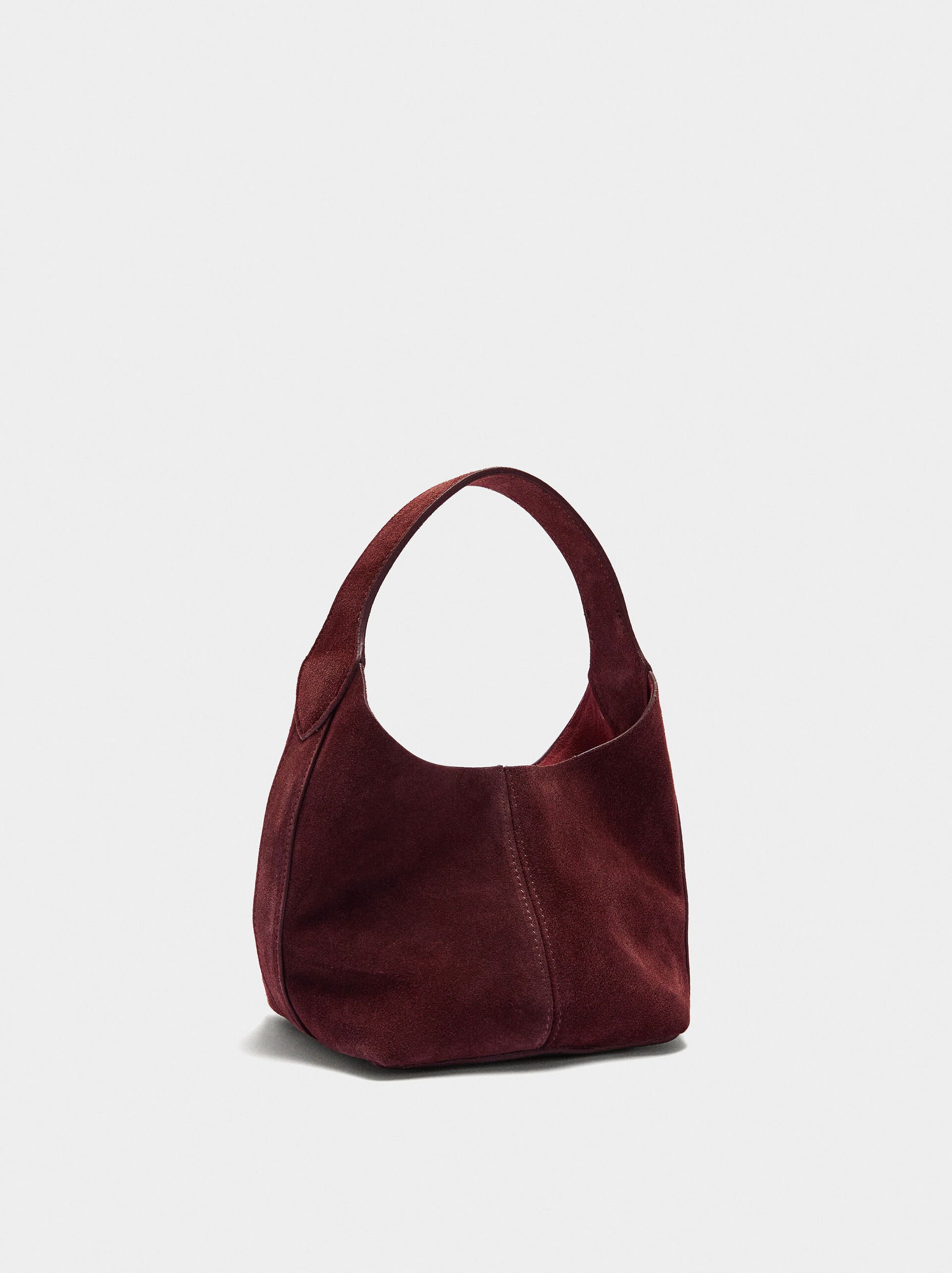 Suede bucket bag image number 2.0