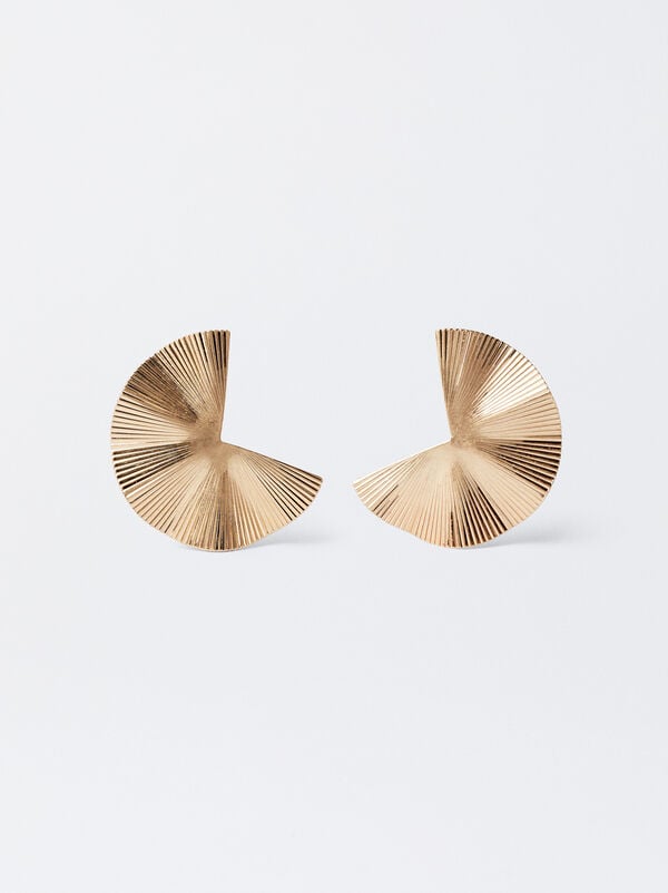 Medium wavy earrings