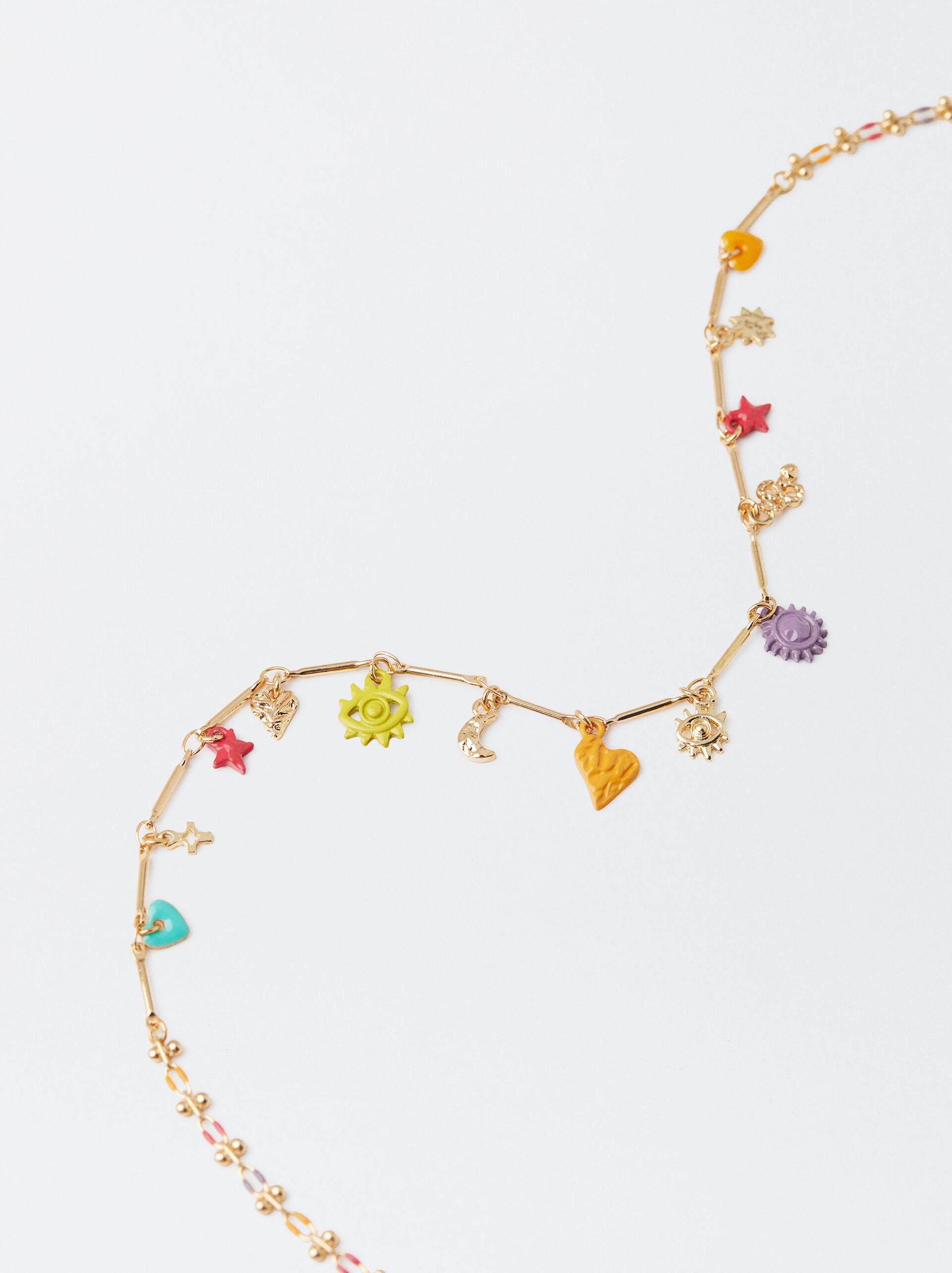 Collana Multicolor Con Charms image number 2.0