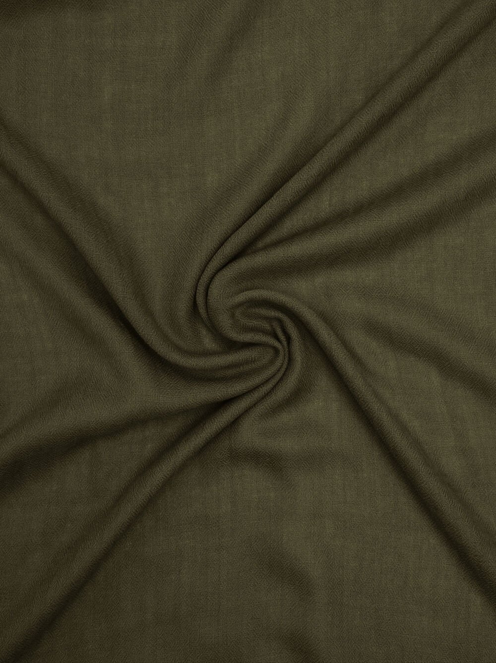 Wool pashmina with fringes