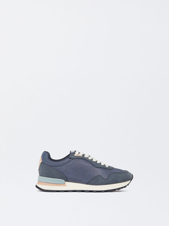 Running Contrast Trainers, Navy, hi-res