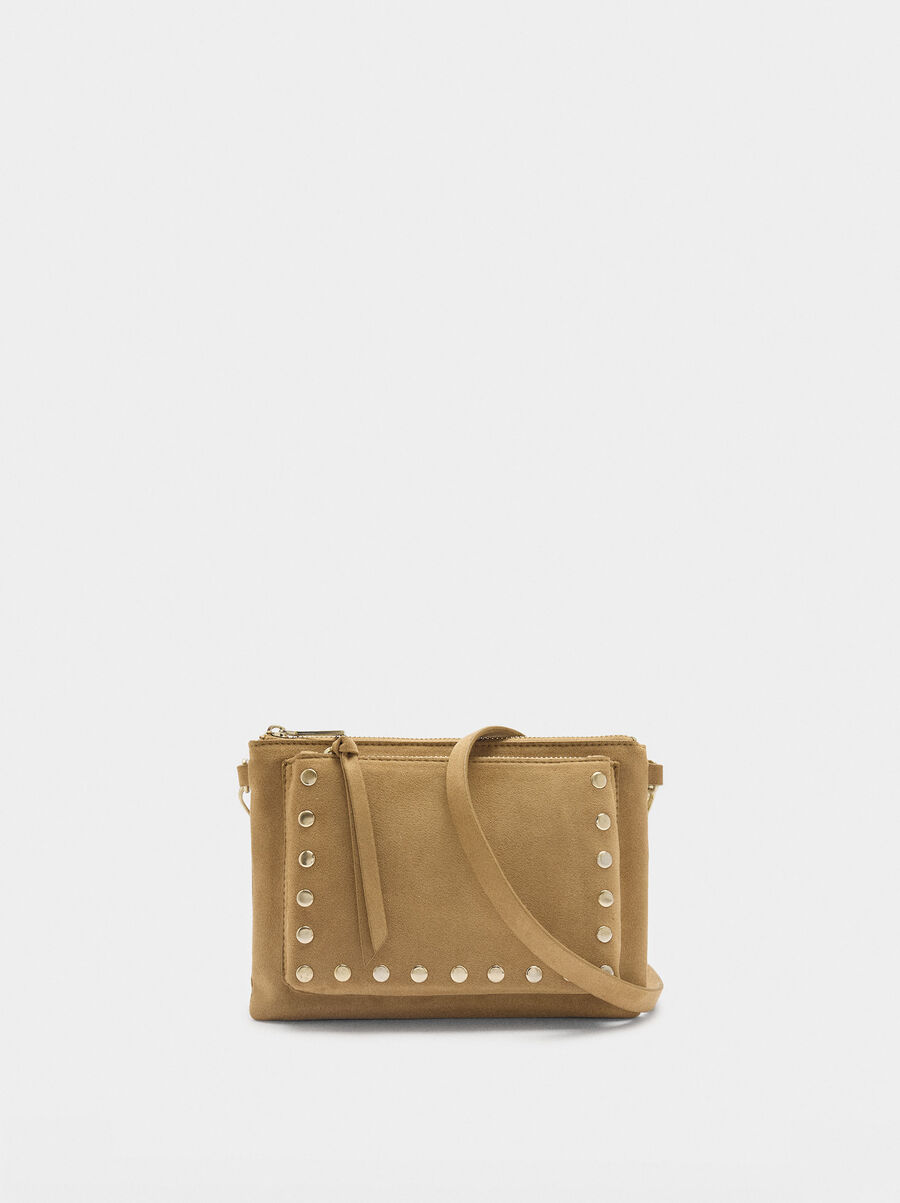 Crossbody bag with studs