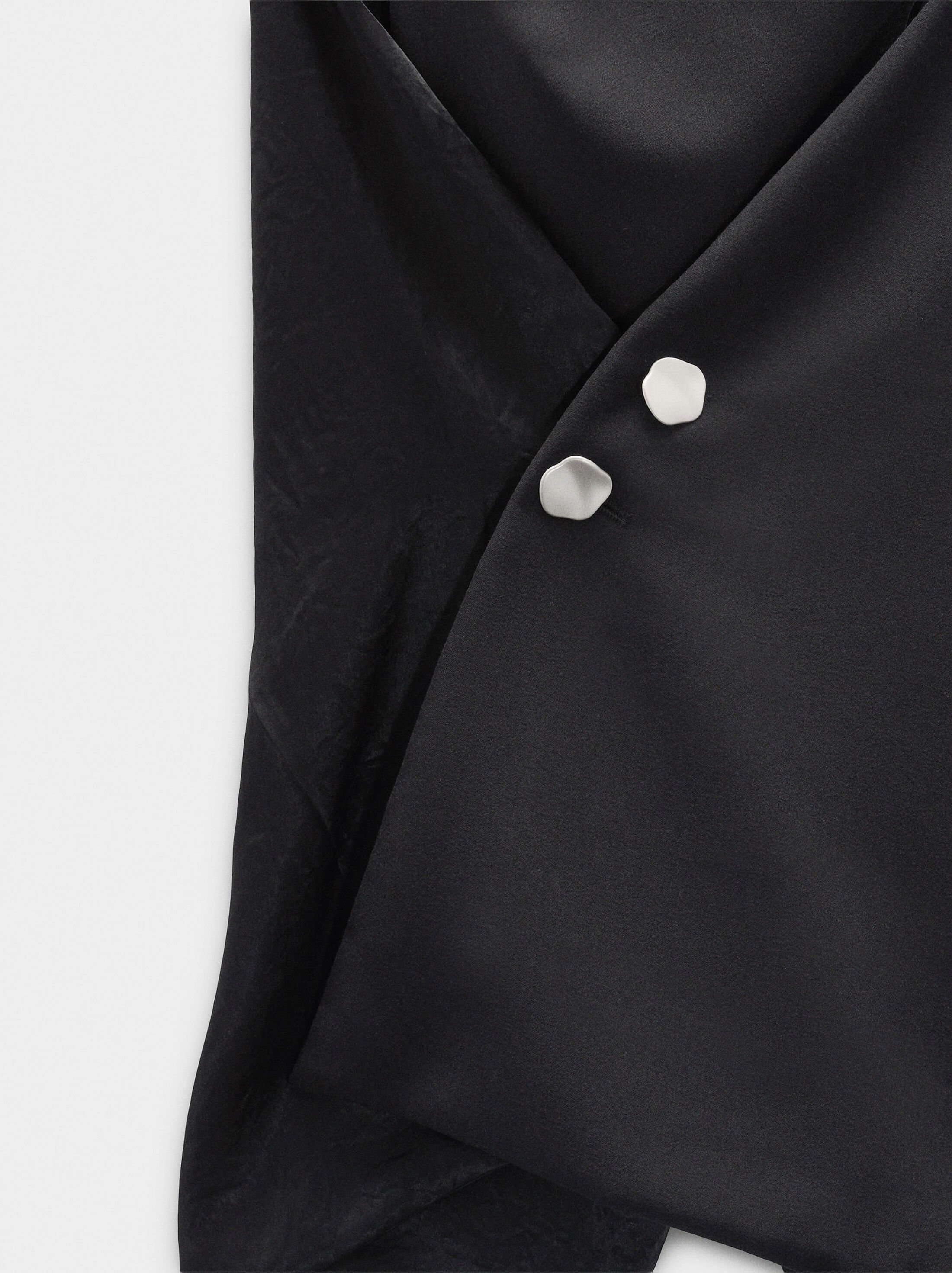 Crossed satin top image number 6.0