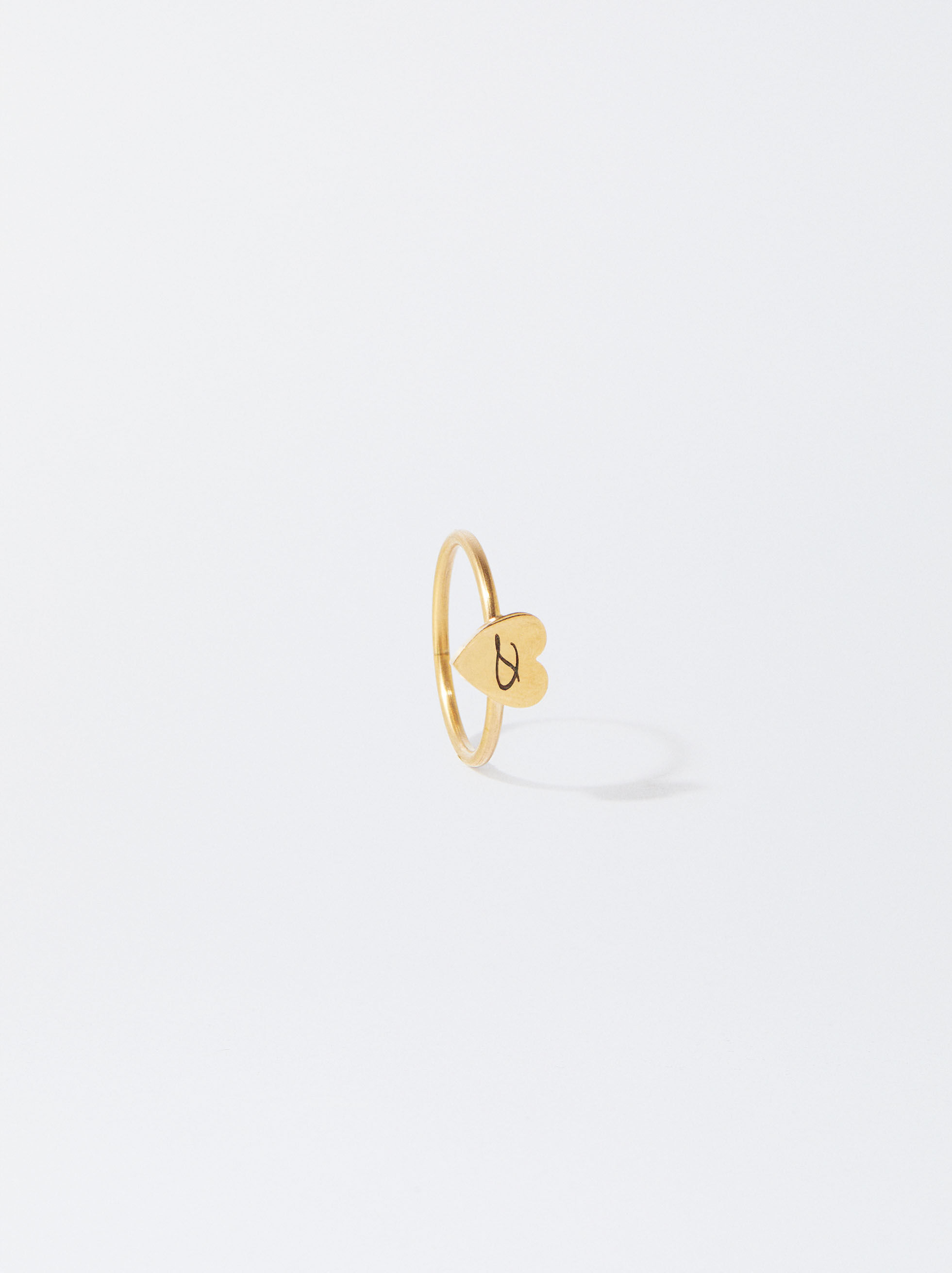 Personalized hot sale heart ring