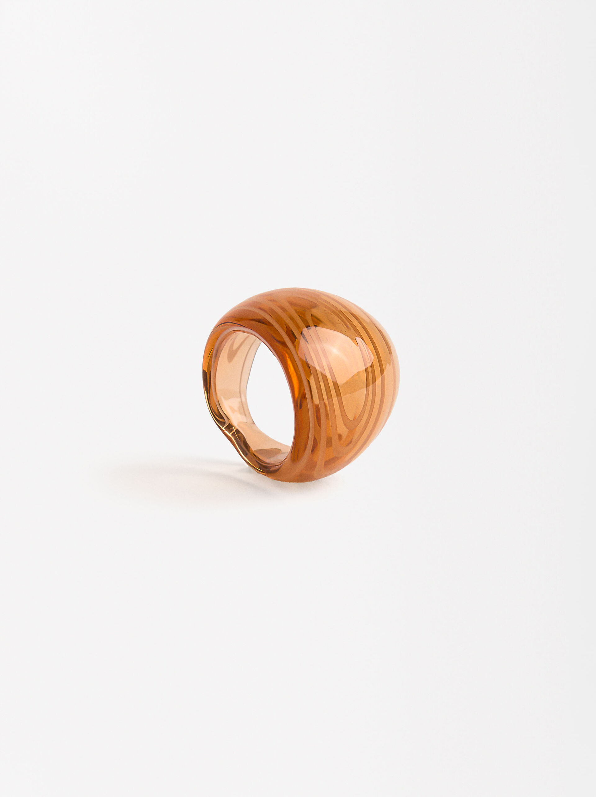 Anello arrotondato con cristallo image number 1.0