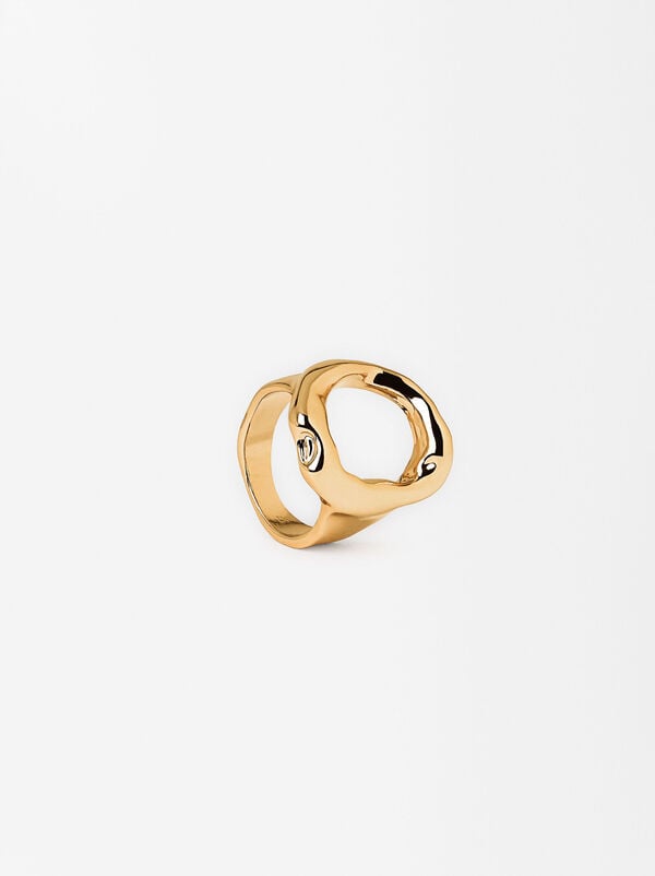 Irregular pierced ring