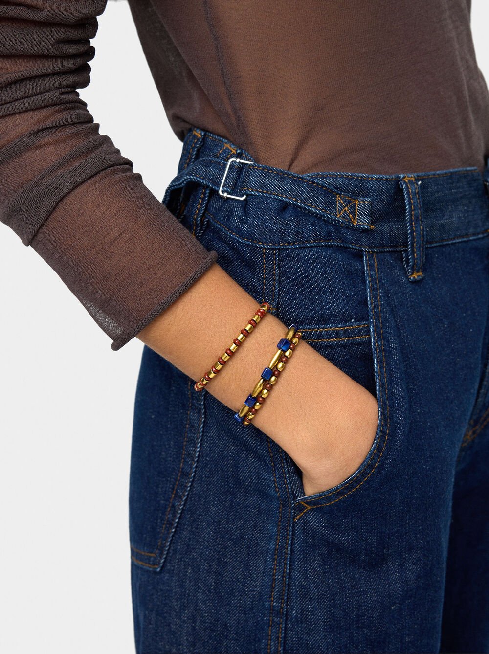 Set of elastic bracelets