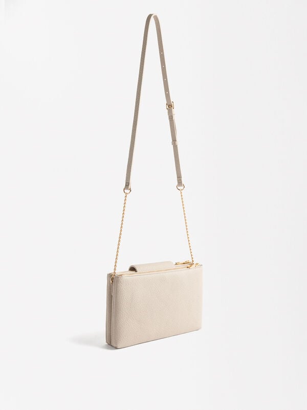 Textured crossbody bag