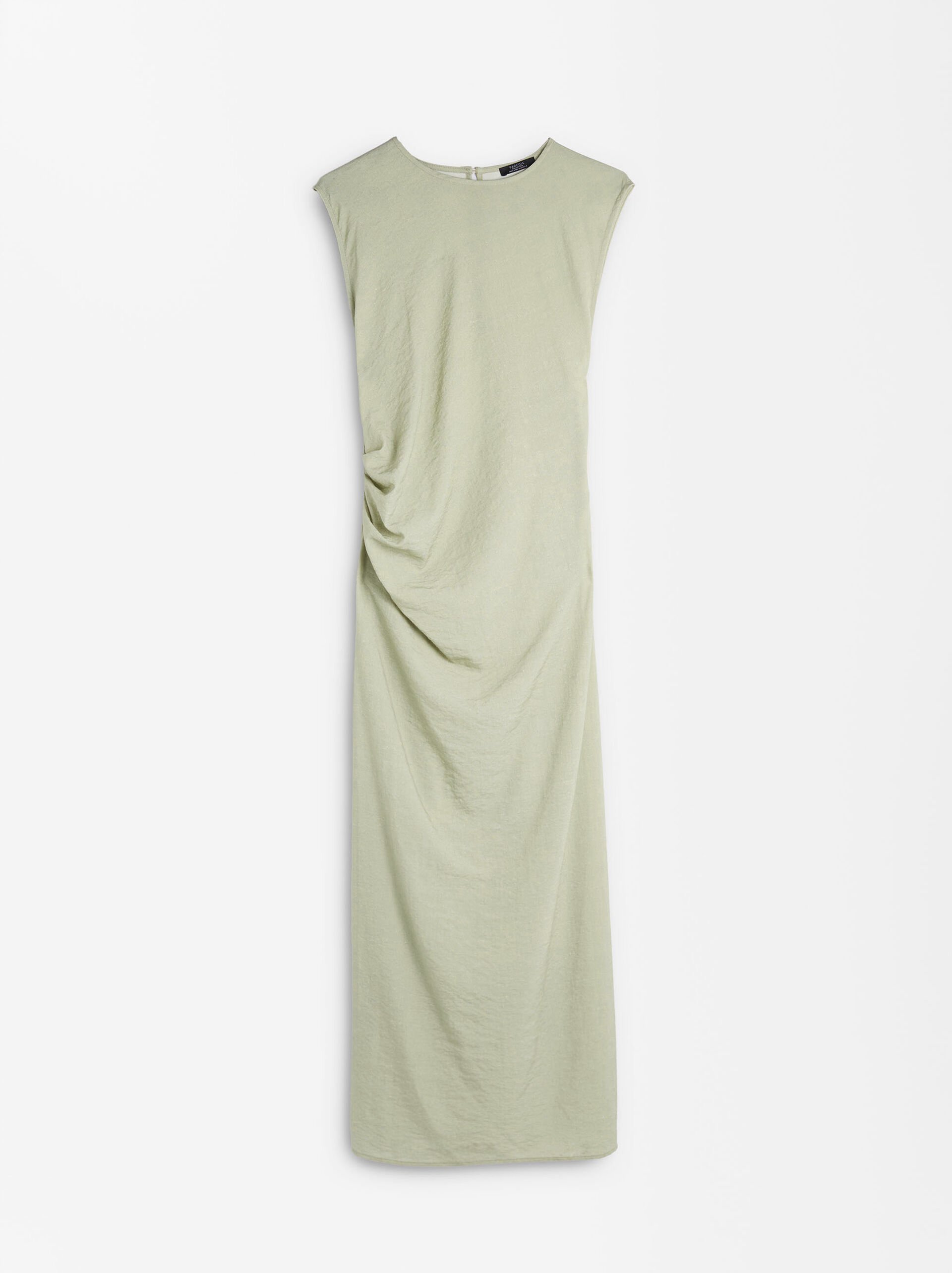 Robe longue à effet froissé image number 4.0