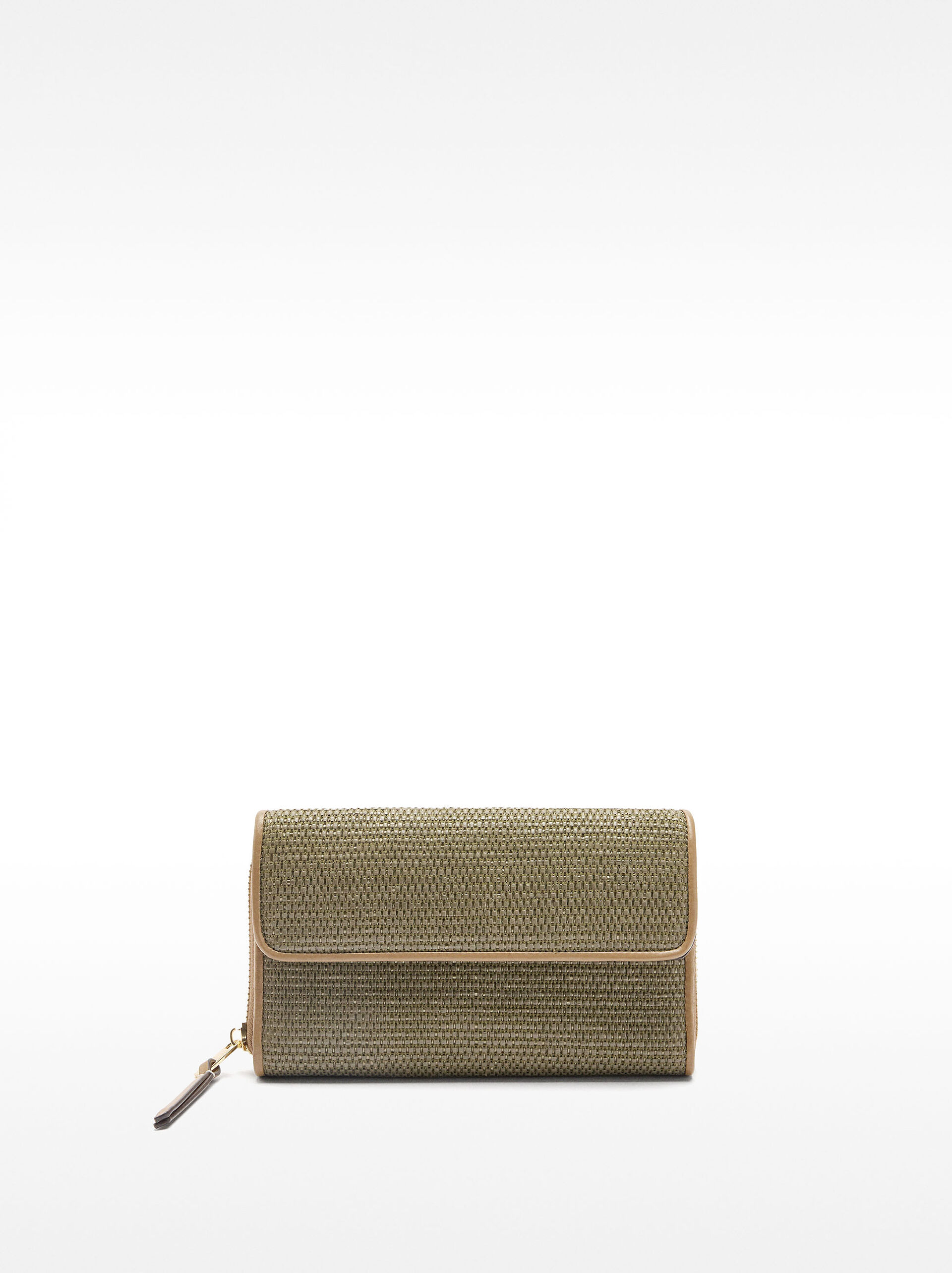 Straw-effect wallet image number 0.0