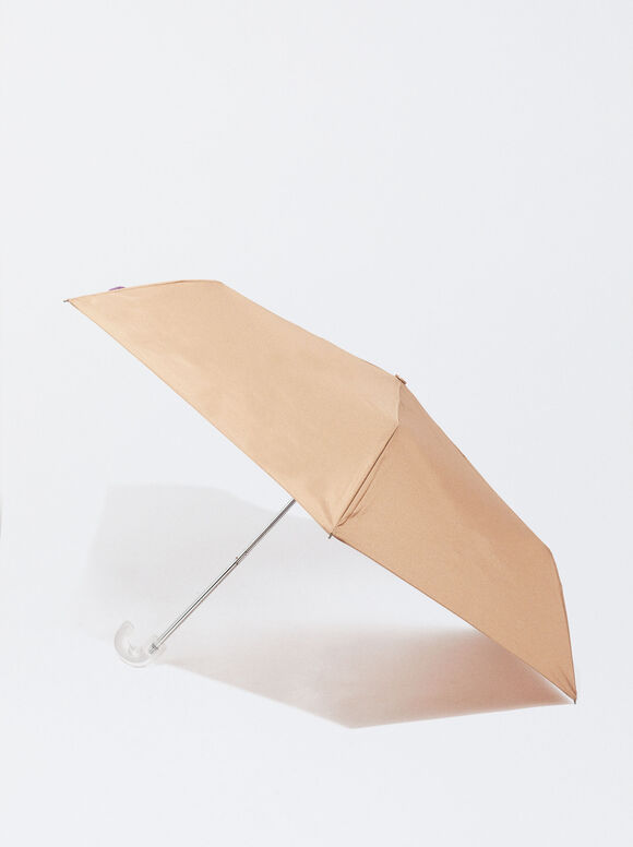 Medium Umbrella, Brown, hi-res