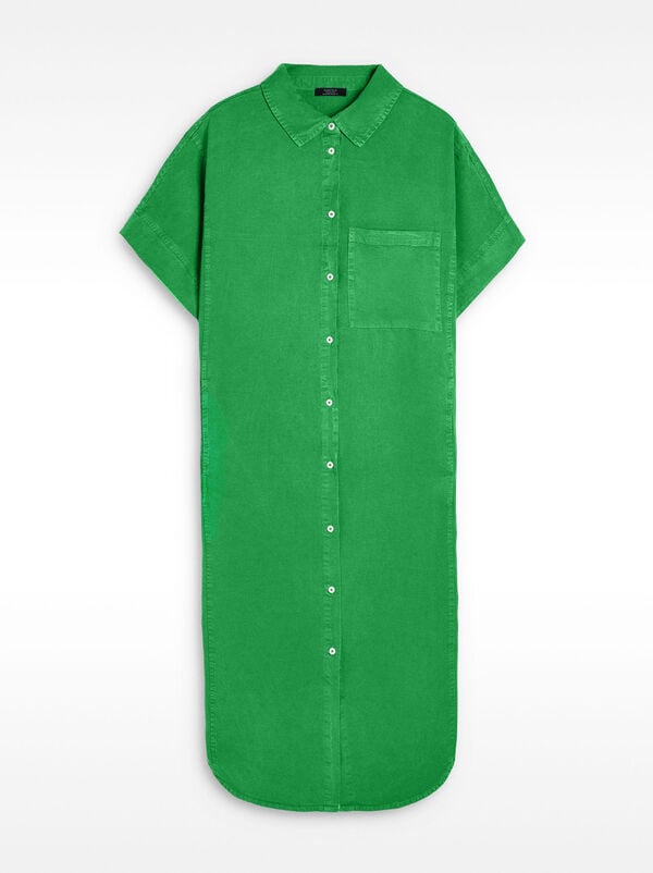 100% lyocell shirt dress
