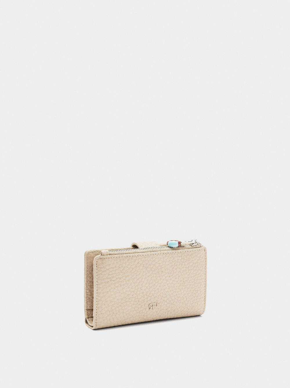 Wallet with double effect texture M