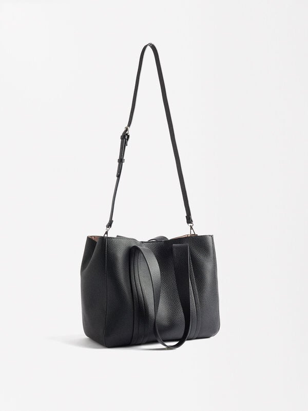 Shopper bag with strap