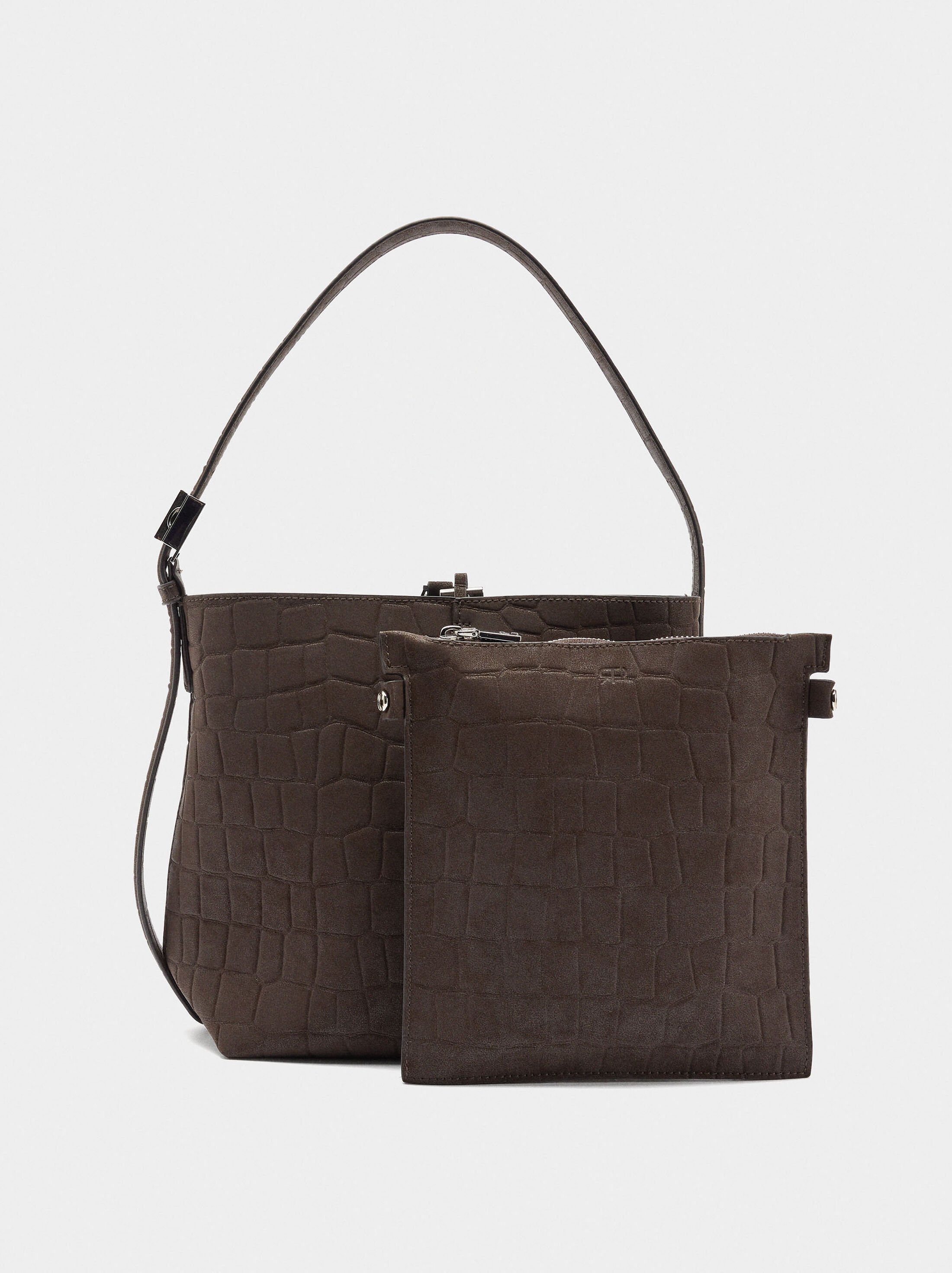 Bolso de hombro con grabado animal image number 1.0