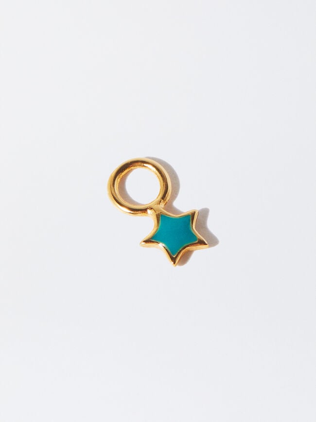 925 Silver Star Charm image number 1.0
