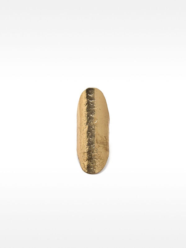 Wide brass ring