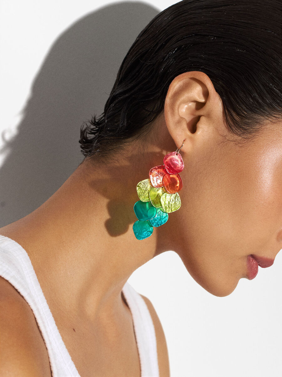 Long shell earrings