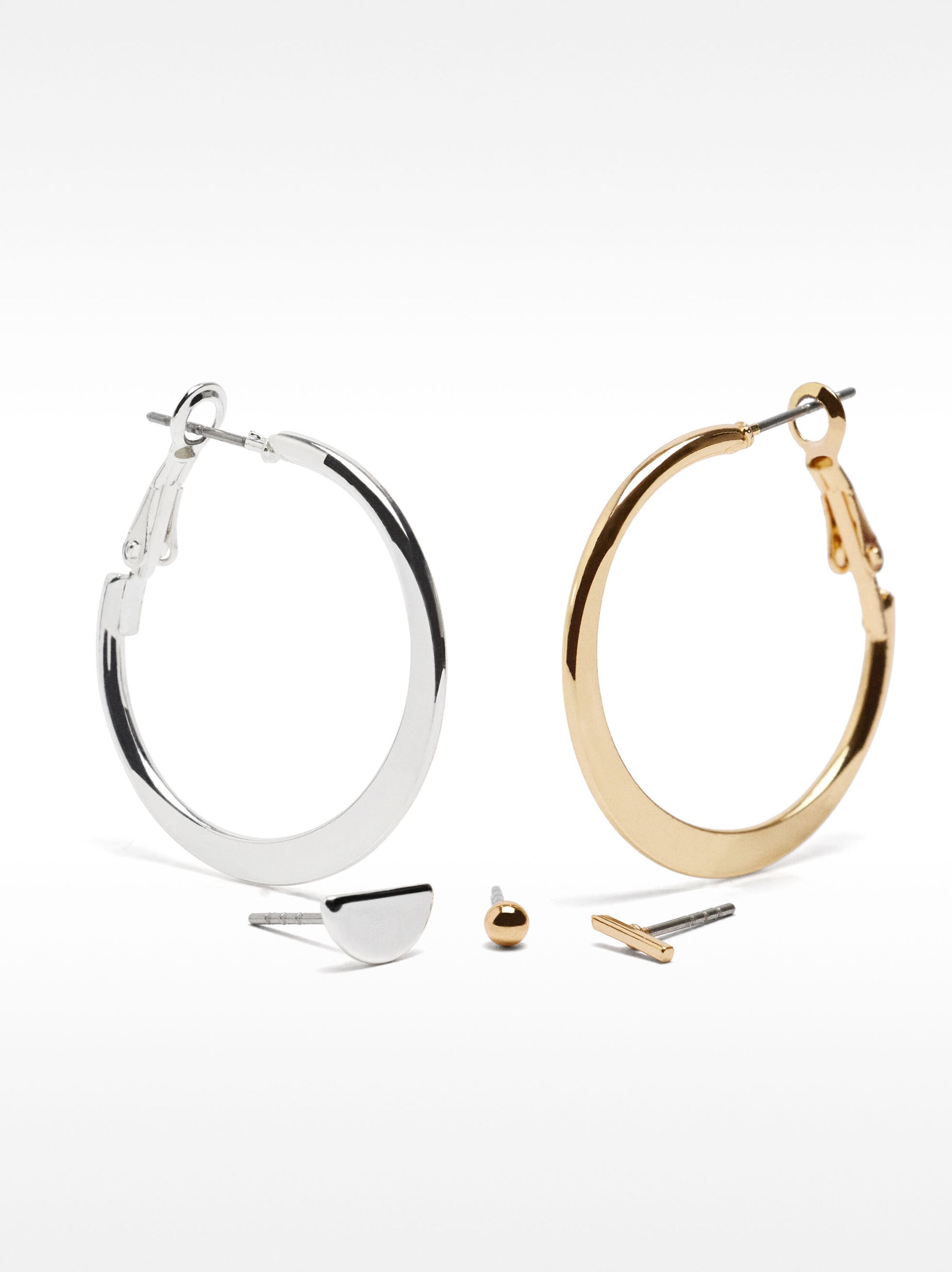 Set of basic earrings image number 1.0