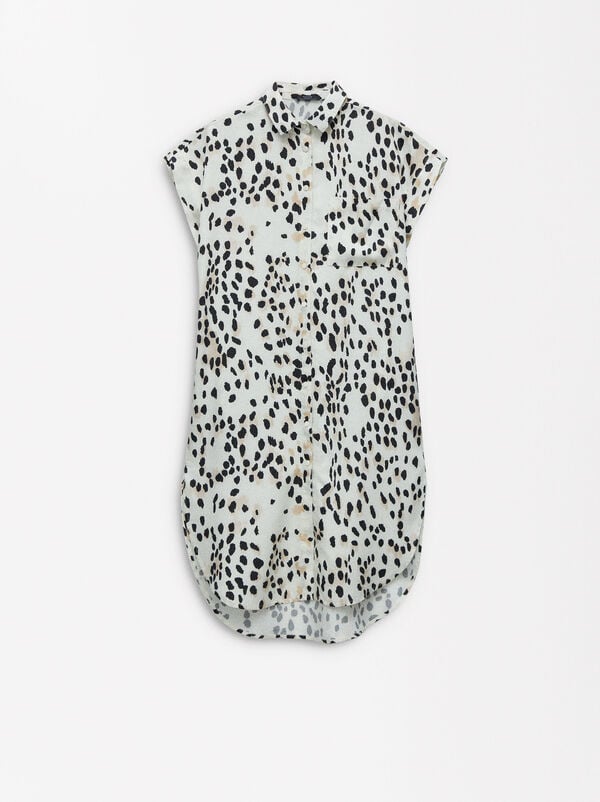 Lyocell shirt dress