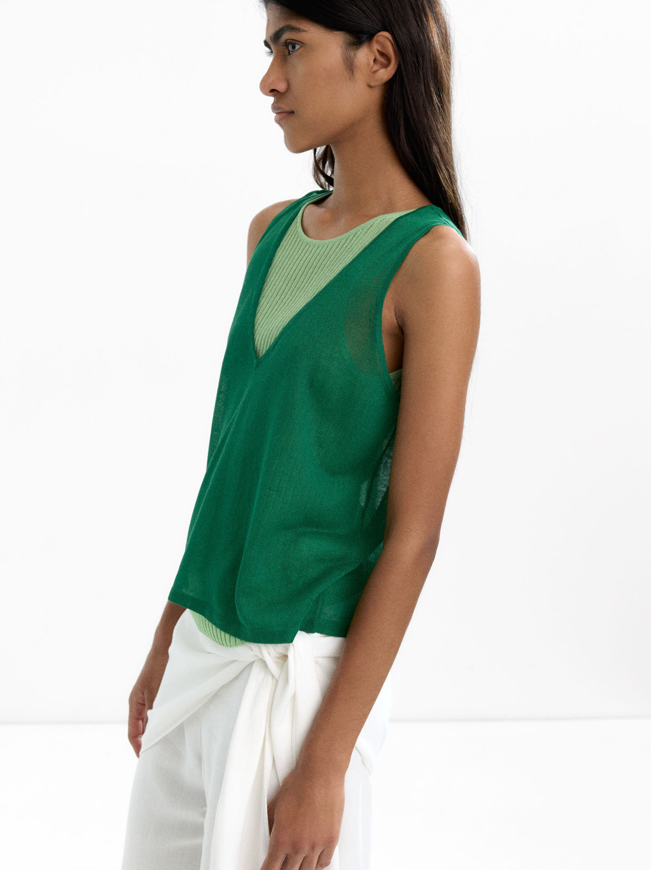 Double knit top image number 2.0