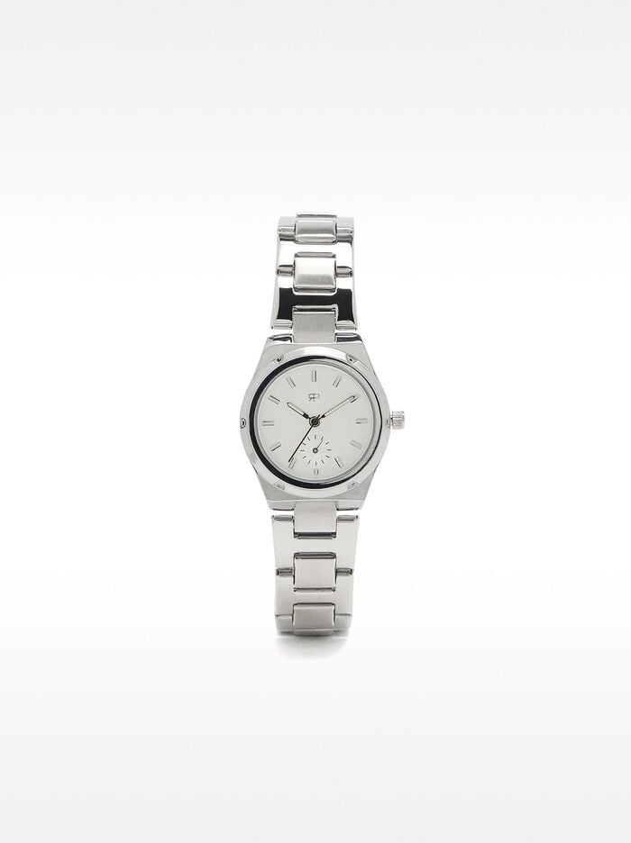Watch with stainless steel wristband