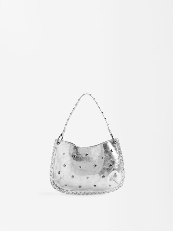 Shoulder bag with studs