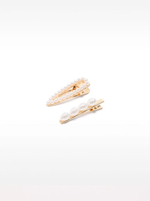 Set de ganchos con perlas