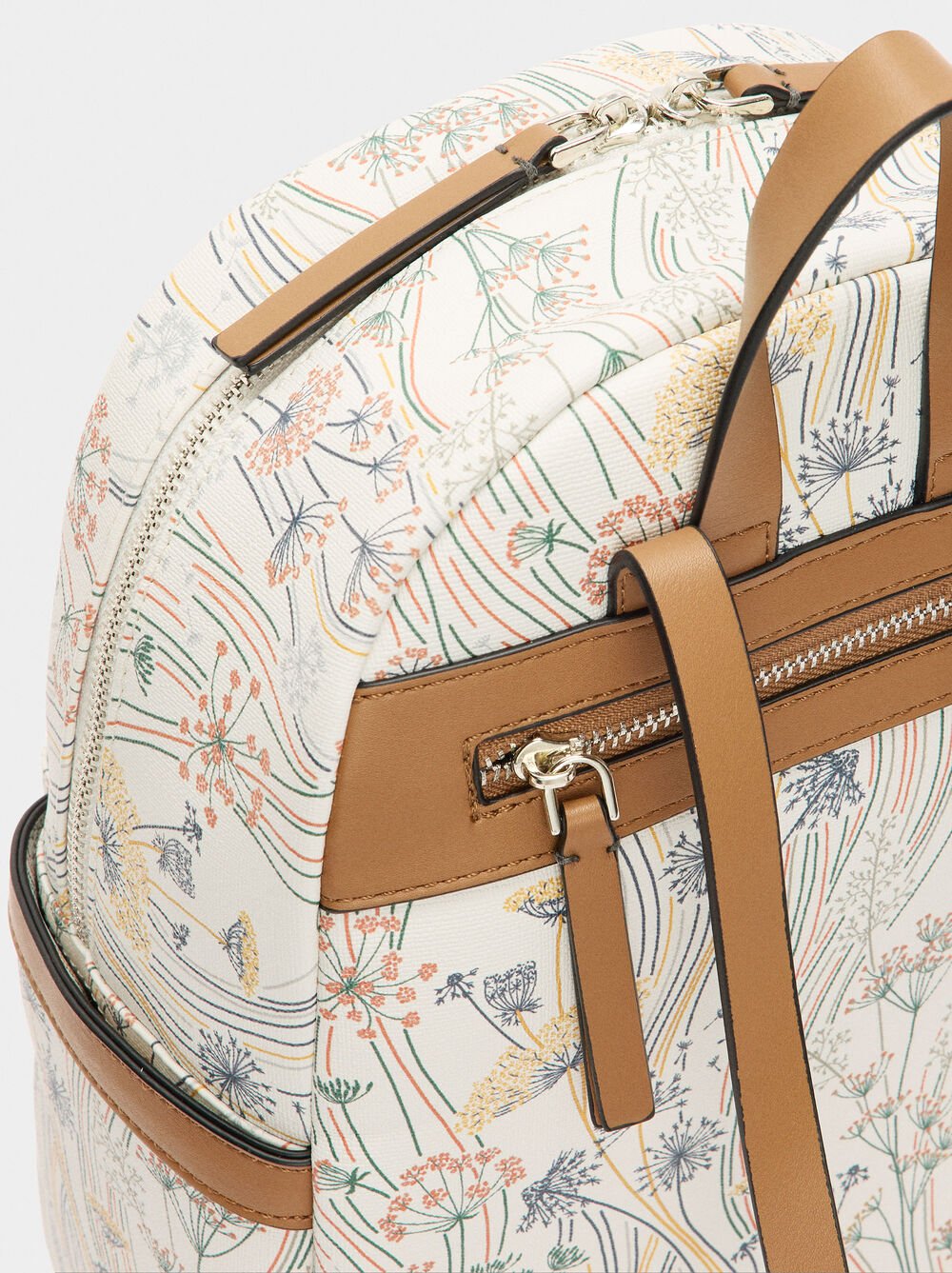 Floral bedruckter Rucksack