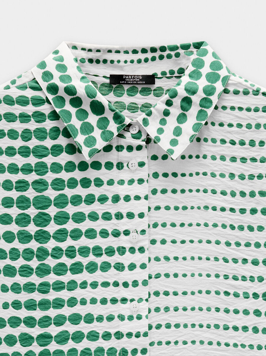 Camisa fluida con estampado