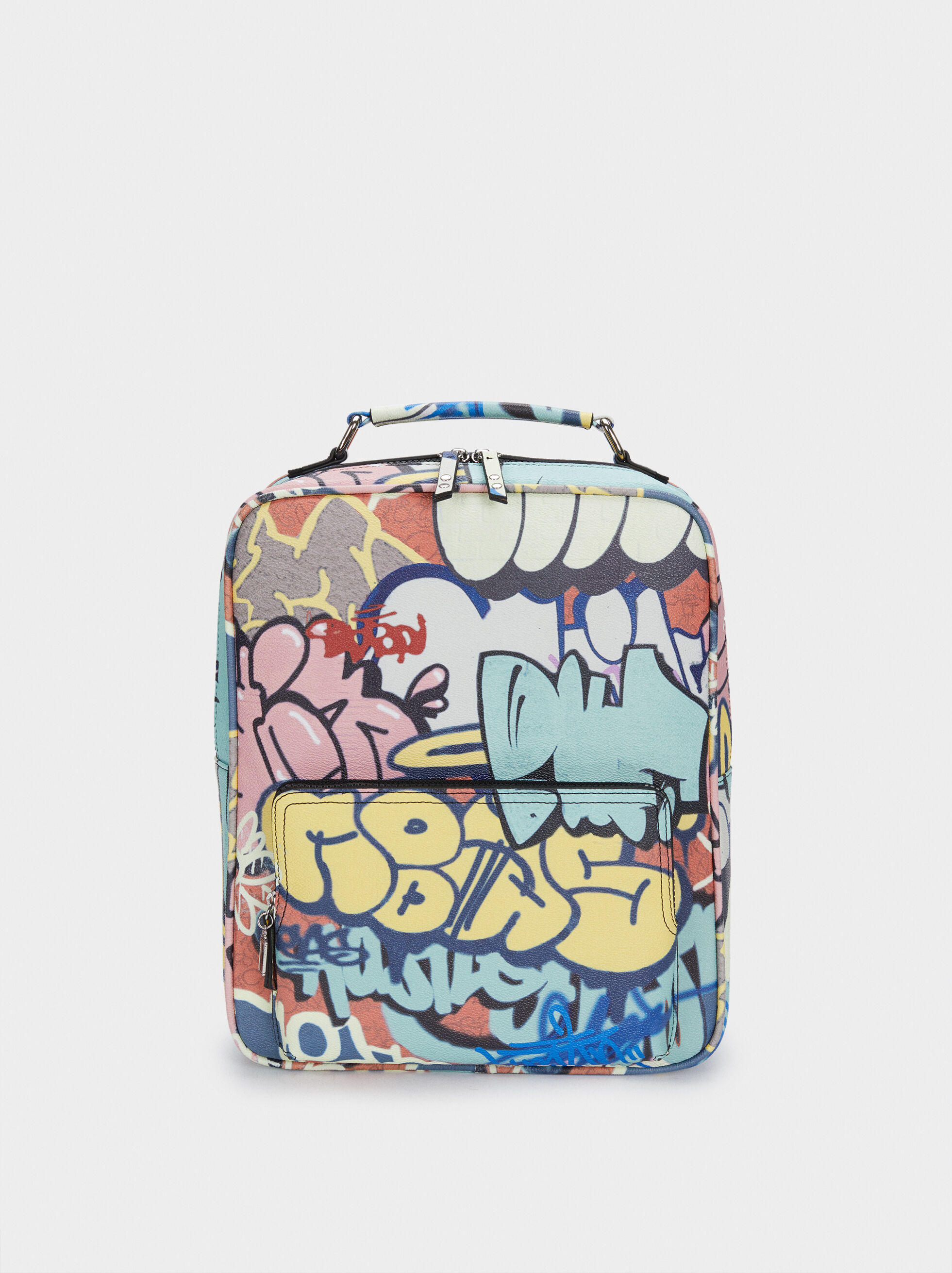 graffiti on backpack