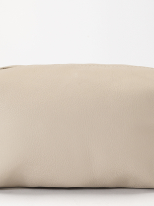 Personalized Leather Crossbag , Ecru, hi-res