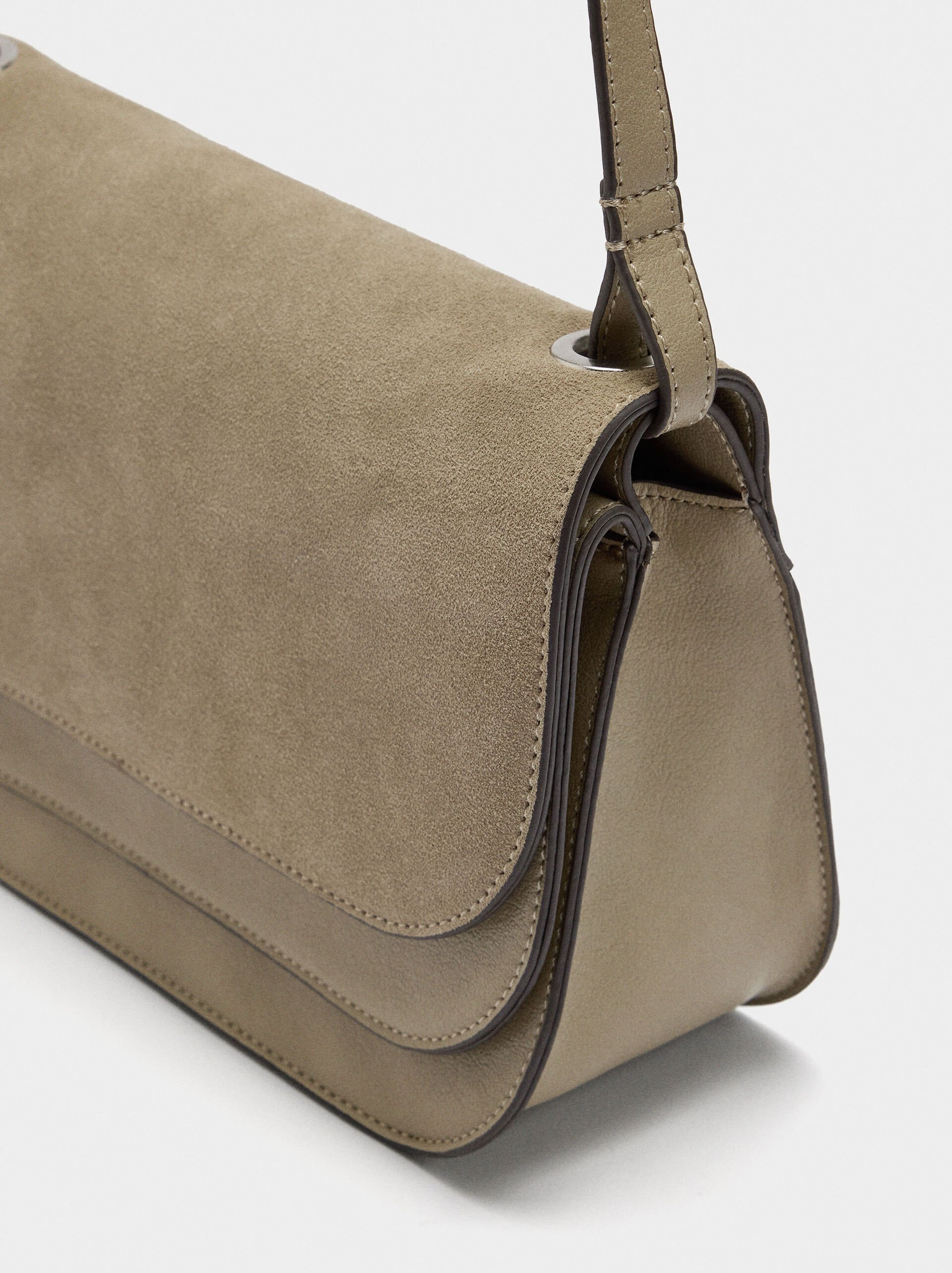 Crossbody bag with double flap image number 1.0