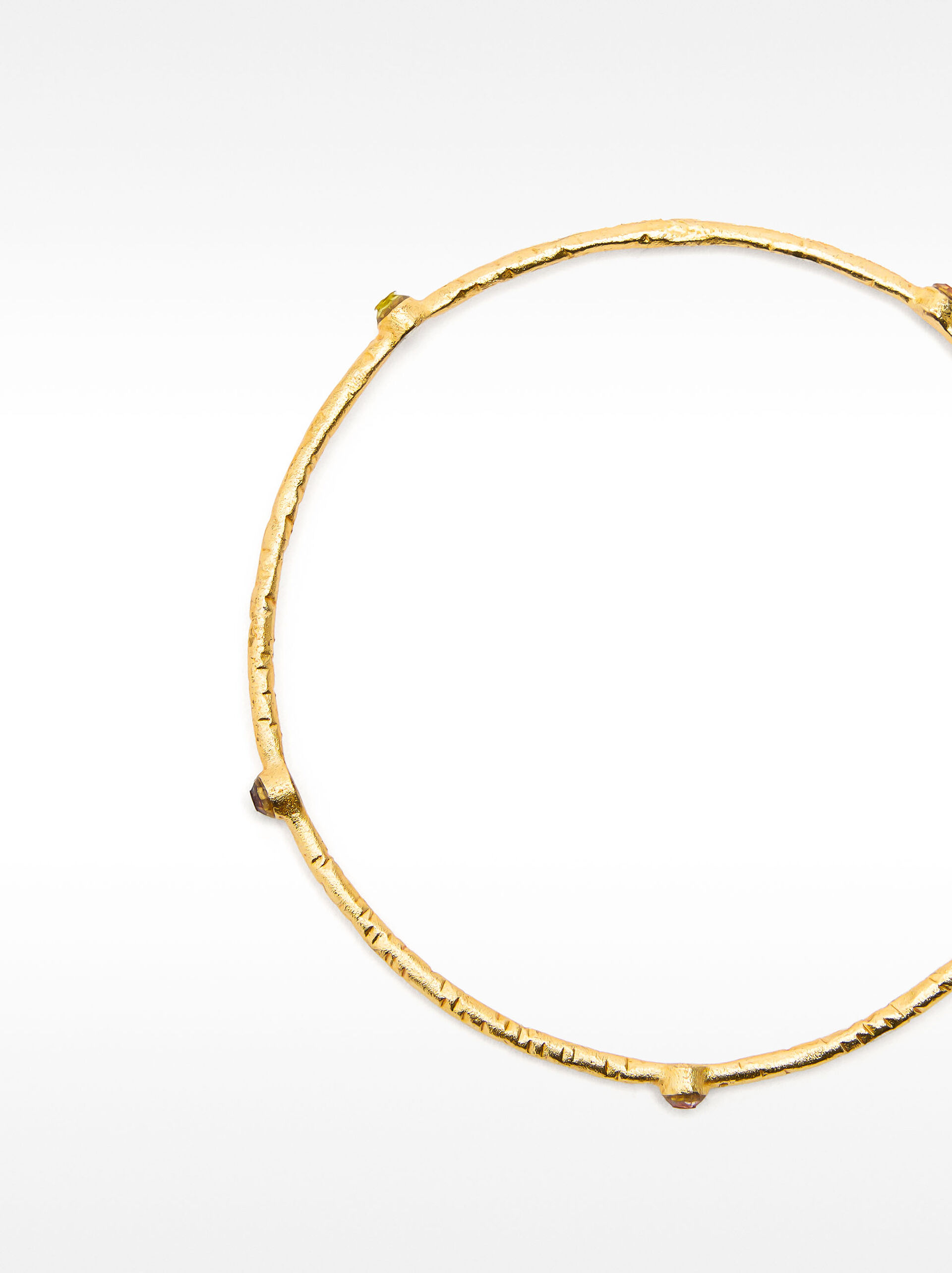 Rigid bracelet with colour details image number 1.0