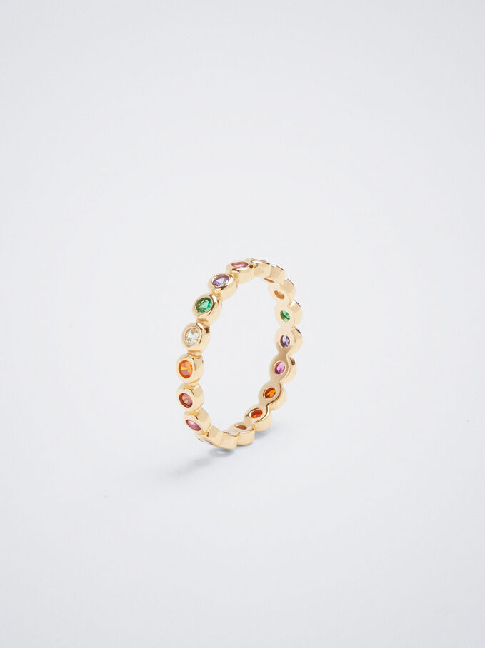 Vislumbrar Predecesor escarabajo Anillo De Plata 925 Con Circonitas - Multicolor Fuerte - Mujer - Anillos -  parfois.com